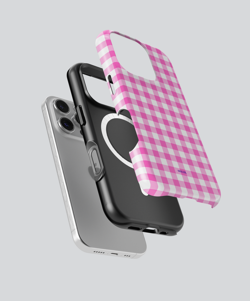 PINK GINGHAM Magsafe